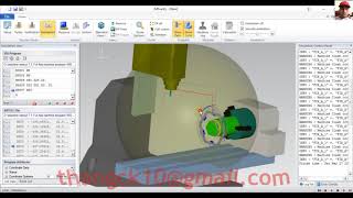 IMSpost tutorial | How to setup simulation 4 axis toolpaths on imspost