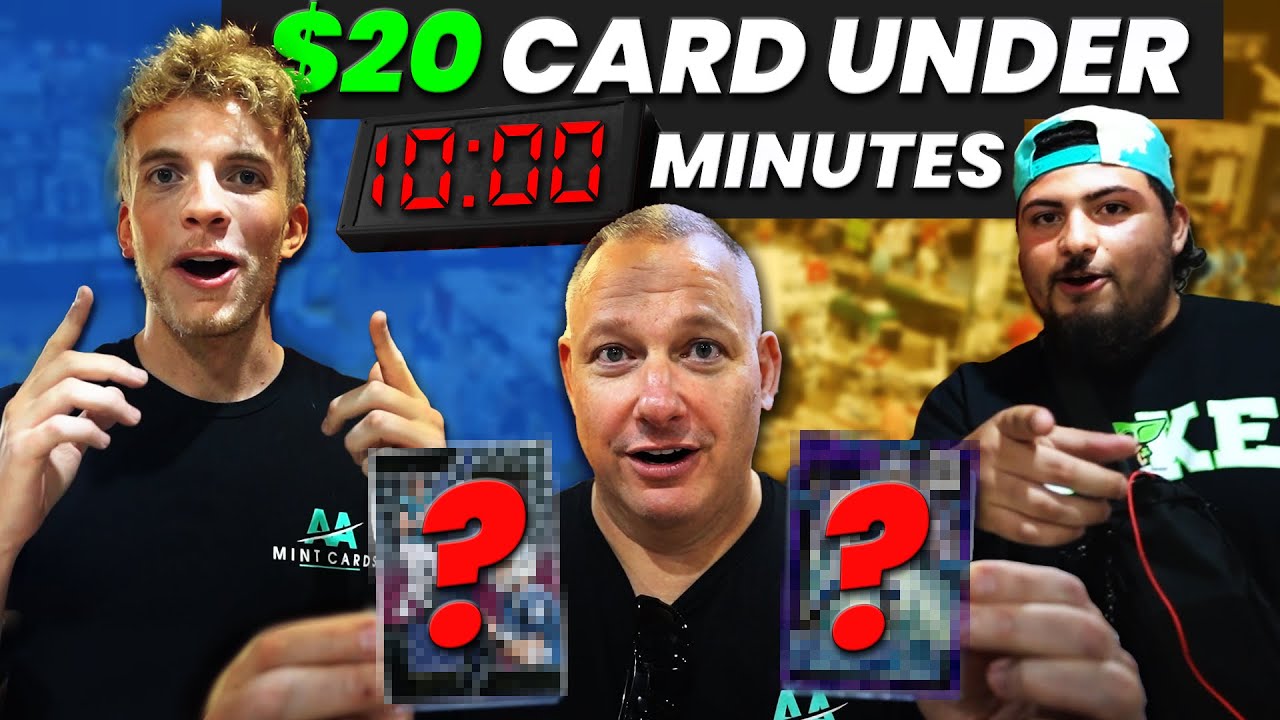 Finding The Best Sports Card In 10 Minutes! Budget Challenge YouTube