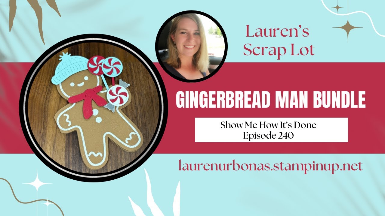 Adorable Gingerbread Man Card Tutorial / Holiday Catalogue Sneak Peek/ Show Me How Its Done