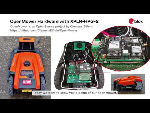 OpenMower with u-blox XPLR-HPG-2