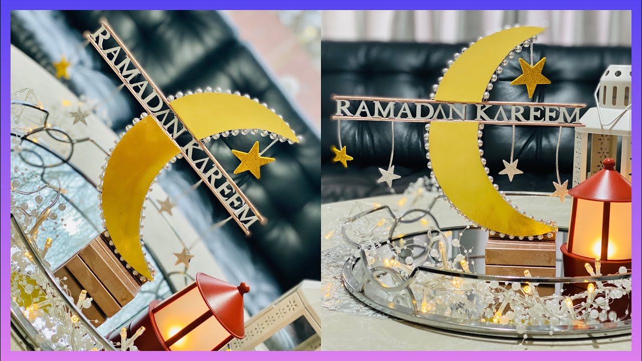 DIY Eid & Ramadan Mubarak Decoration idea🌙⭐️/ Easy Ramadan