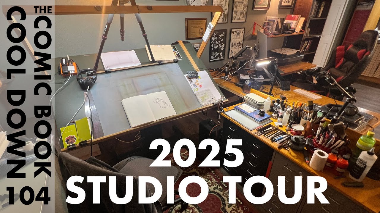The Comic Book Cool Down - 2025 studio tour! - YouTube