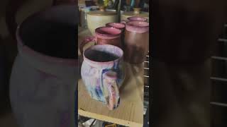 Lesson learned. Seriously. Don’t forget the cookie. #kiln #pottery #messy #ugh #clay #mug