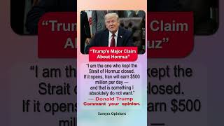 Trump vs Iran: The Strait of Hormuz Battle” Viral Statement Shocks the World