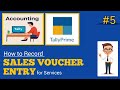 Tally Prime - Sales Voucher Entry for Services in Tally | How to create Sales Invoice for services