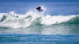Jake Marshall surfing back home… pre-Portugal surf session.