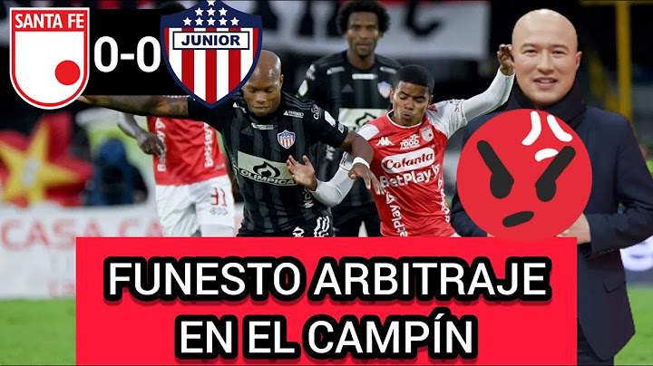 BERMÚDEZ RECALIENTE!!!! TODAVÍA NO ENTIENDE QUÉ HIZO EL ARBITRO EN EL PARTIDO SANTA FE-JUNIOR