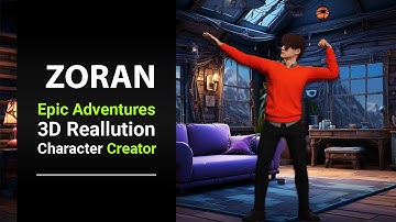 The 3D Character Zoran - The Ultimate Asset for Character Creator 4 & Unreal Engine 5 Projects