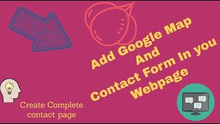Add Google Maps And Contact Form In WordPress|Elementor tutorial