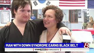 Man With Down Syndrome Earns Black Belt