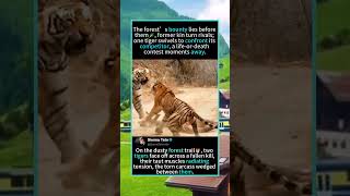 Apex Predator Resource Standoff🐯: No Mercy Among Kin Over Prey#WildSurvival #AnimalBehavior