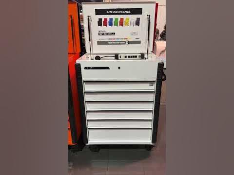 The wait is over! The Purple U.S. General 34 Full Bank Service Cart i