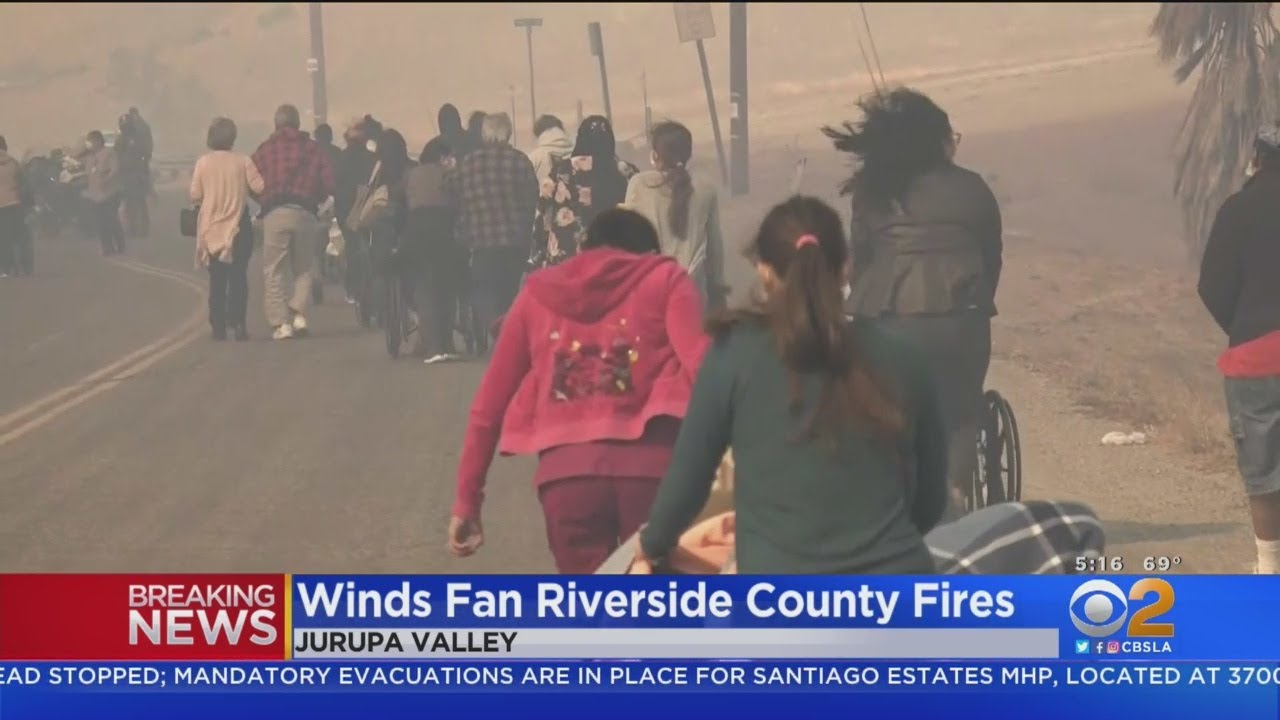 Multiple Brush Fires Erupt In Riverside County - YouTube