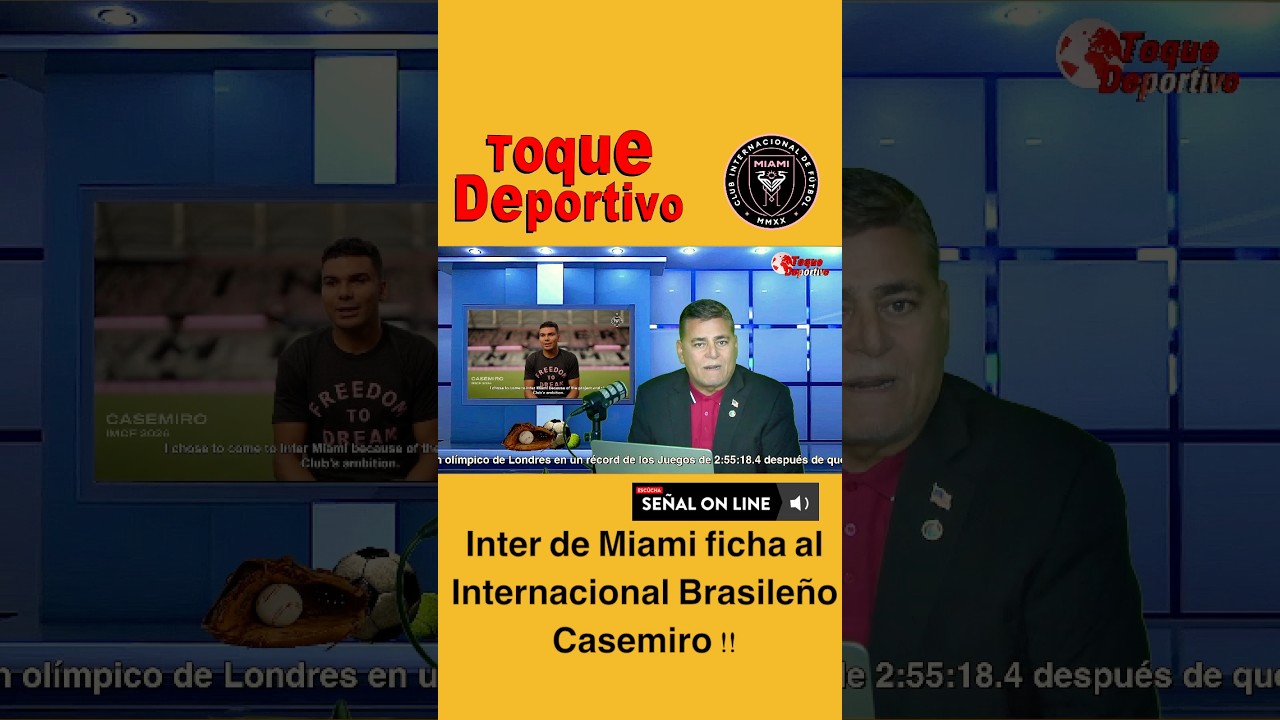 Casemiro, el internacional brasileño nos cuenta las ganas que tiene de iniciar con el Inter de Miami