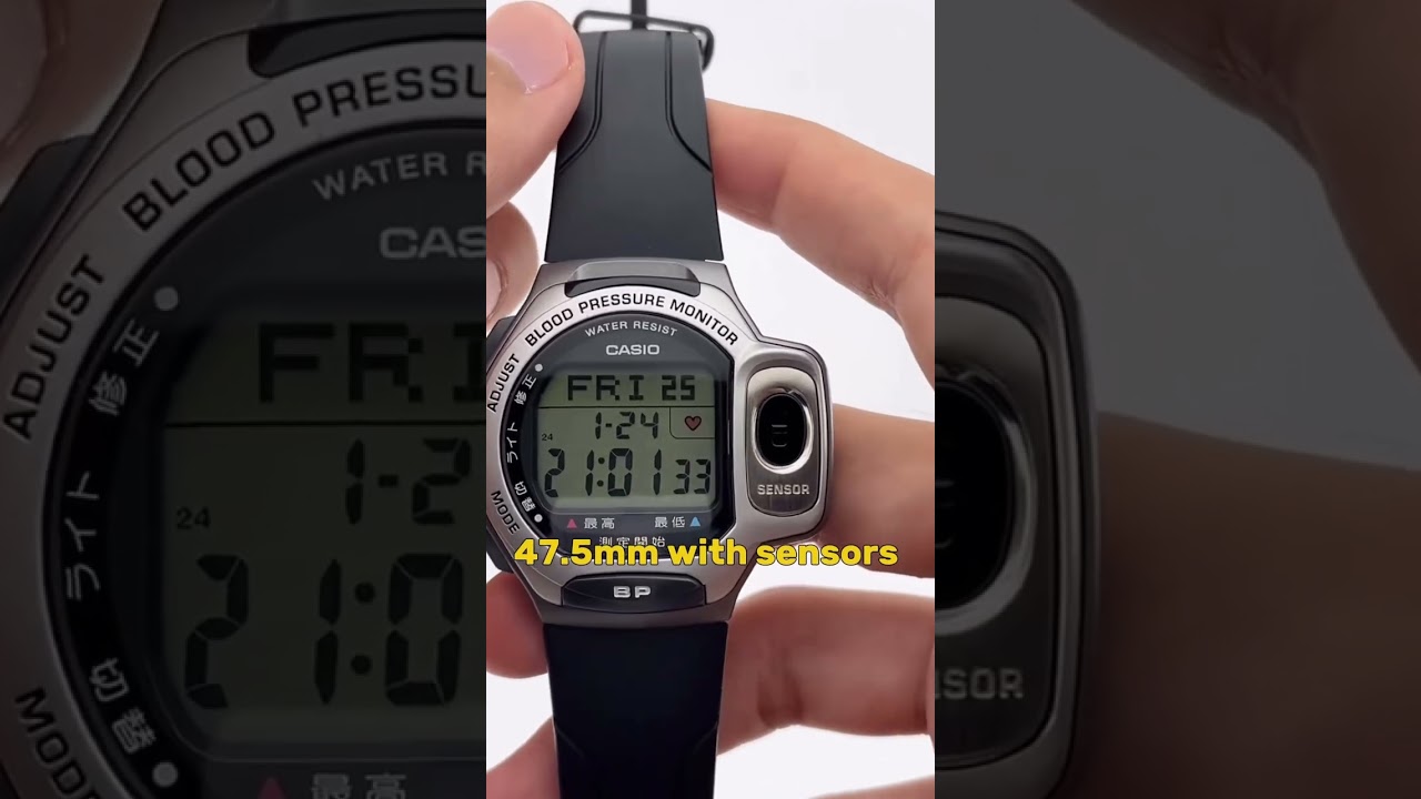 Casio BP-1B Blood Pressure Monitor #watch #vintagecasio #heartbeat