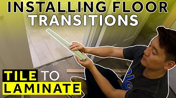 Installing Floor Transitions - Tile to Laminate Flooring