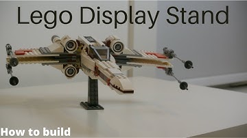 How to build a Lego display stand with 6 pieces