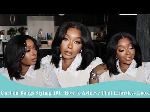 Why My Curtain Bangs Stay Defined All Week – Long-Lasting Tips for AirFluff Kinky Wig✨MyFirstWig
