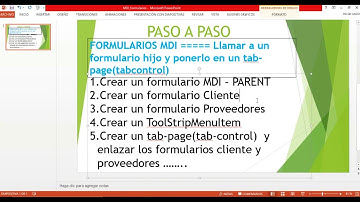 C# -  Formularios MDI- visualizar formularios hijos desde pestañas(tabpages)