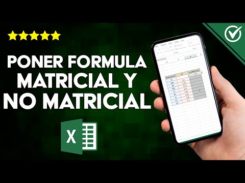 ¿Cómo poner una fórmula matricial y no matricial en EXCEL? - Funciones útiles