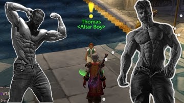 I found lvl 1 Gigachad in Stormwind! VoiceOver(Classic). AI Classic WoW addon