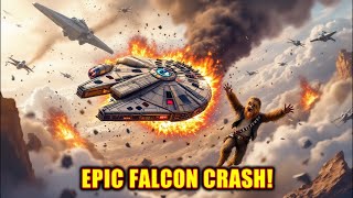 Star Wars Planes FAIL: Epic Millennium Falcon Crash 😱