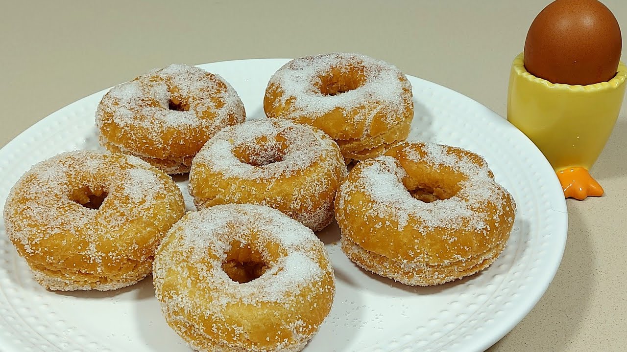 🎭 6 ROSCAS 🥯 CON 1 HUEVO 🥚 EN 5 MINUTOS 🖐 // BEATRIZ COCINA
