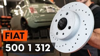 aizmugurējie un priekšējie Bremžu disks maiņa FIAT 500 (312) - video pamācības
