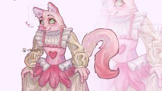 Drawing My First Design Adopt | Speedpaint