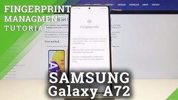 How to Add Fingerprint in SAMSUNG Galaxy A72 – Find Biometrics Settings