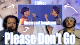 PRODUCERS REACT - SHINee Onew \u0026 Jonghyun Please Don't Go Reaction