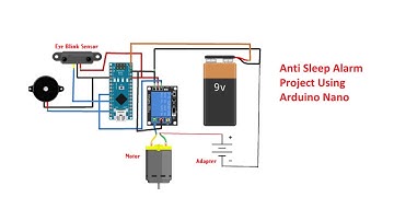Anti Sleep Alarm For Drivers Using Eye Blink Sensor and Arduino Nano | Arduino Project