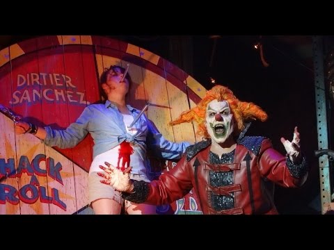 Full FINAL CARNAGE RETURNS of the year at HHN25 Jack The Clown 11/1/2015