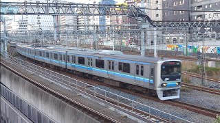 [JRからの里帰りドアも復帰から1年] りんかい線70-000形 埼京線各駅停車大宮行き 池袋(JA-12)〜板橋(JA-13)