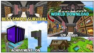 Best Survival World For Minecraft Pocket Edition 1.21 || Best Survival World Download Link screenshot 1