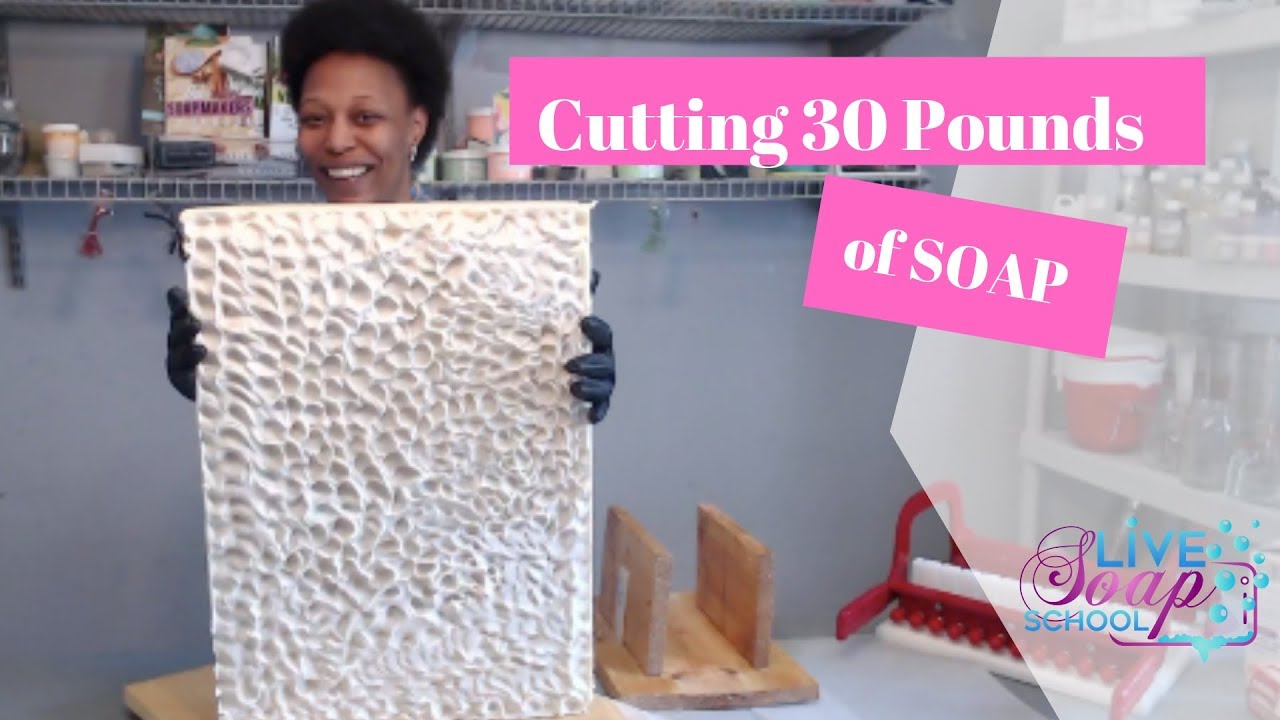 How to Cut Soap with a Log Splitter - Live Stream - YouTube