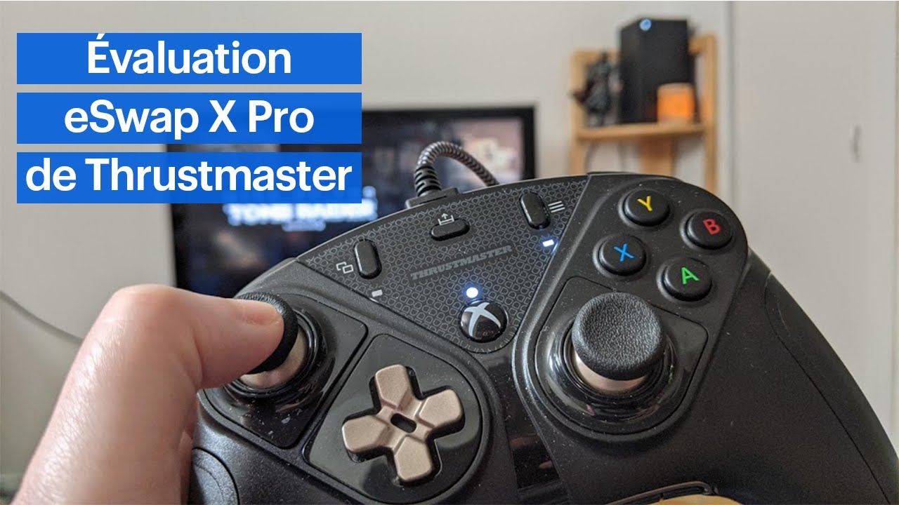 Test Thrustmaster eSwap Pro Controller : La manette PS4 ultra modulaire -  Comparatif : 34 manettes / gamepads à l'essai, pour consoles ou PC 