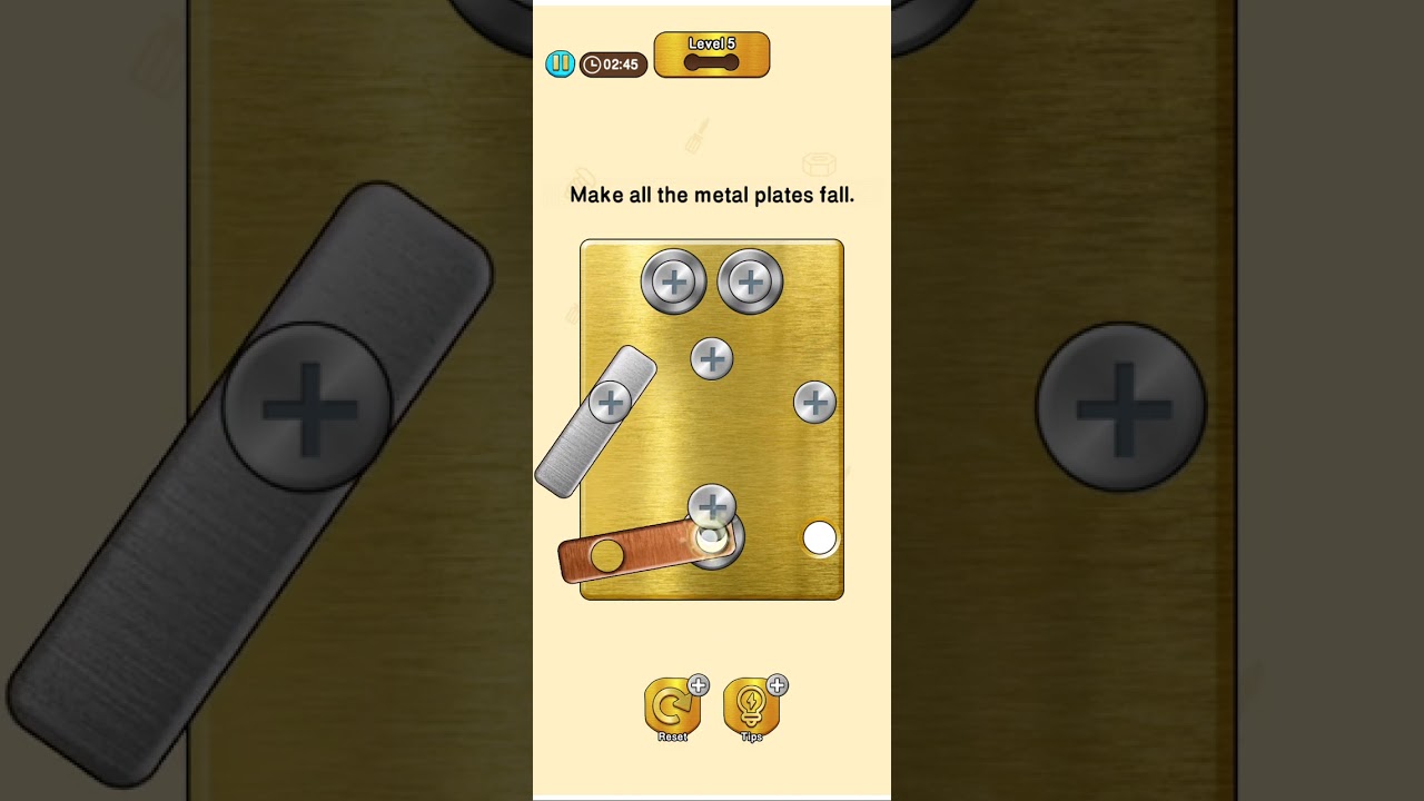 Screw pin puzzle level 5 1st half 