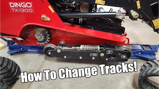 How To Change The Tracks On A Toro Dingo TX 1300