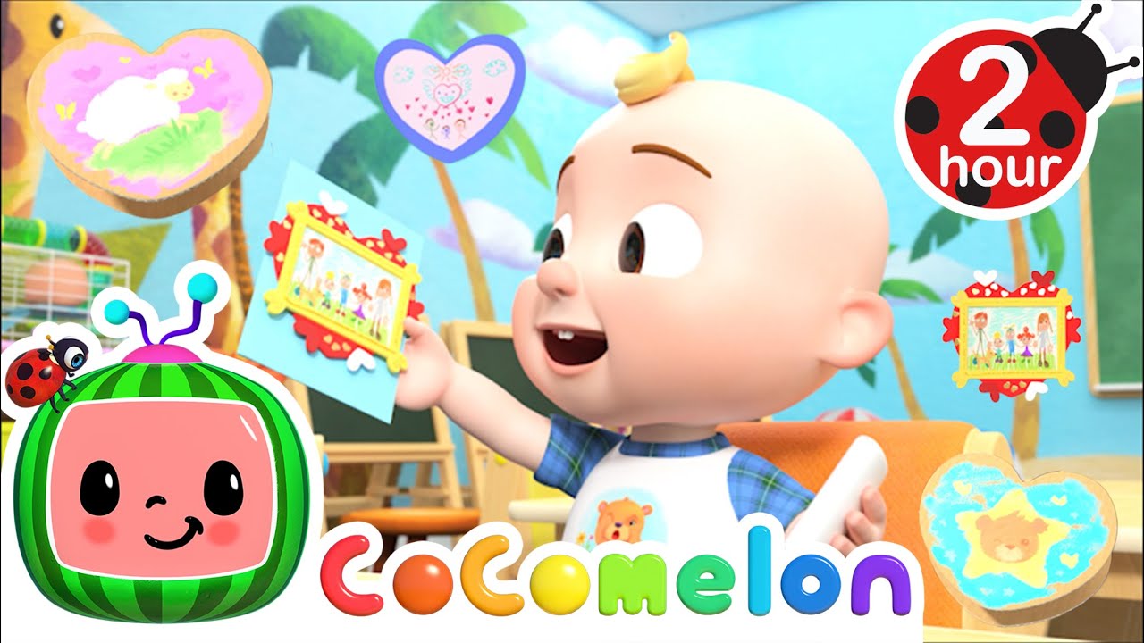 Valentine's Day Song! 2 HOUR CoComelon Nursery Rhymes!
