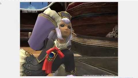 Final Fantasy XI Benchmark 3 running in ReactOS (with sound)