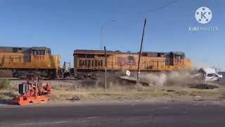 Great Big Rolling Railroad But It’s Them Crashing Into Cars And Trucks [Earrape Warning]