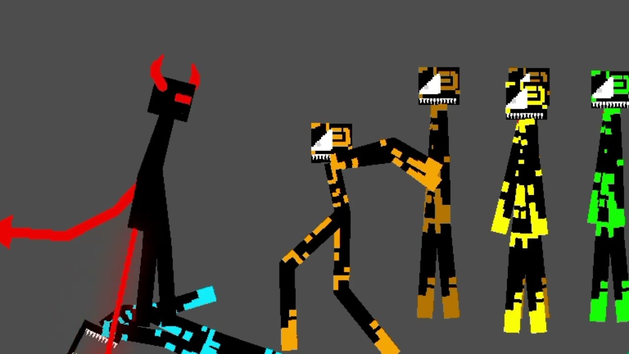 Devilish Enderman vs Rainbow AML-7000 