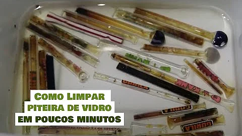 Como limpar minha seda de vidro?