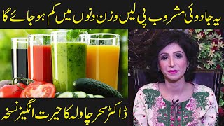 Weight Loss Drinks | Dr Sahar Chawla