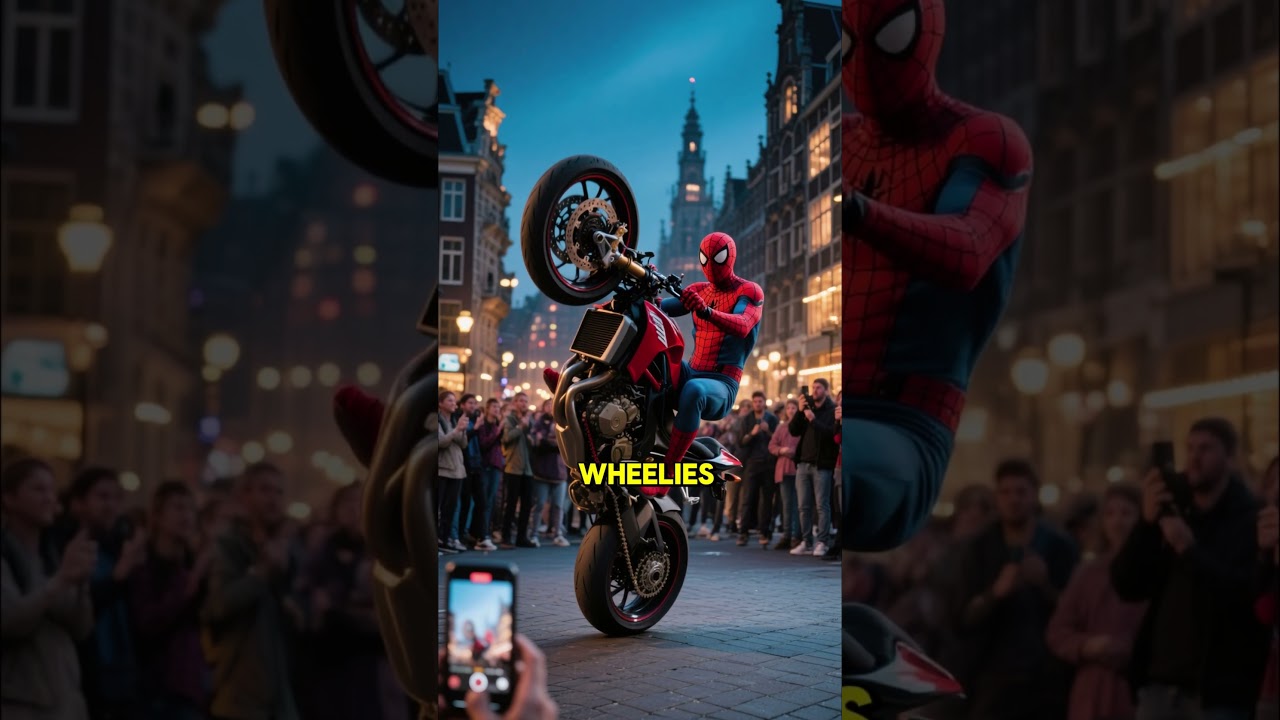 Epic Spidey Motorbike Adventure | Funny Superhero Shorts