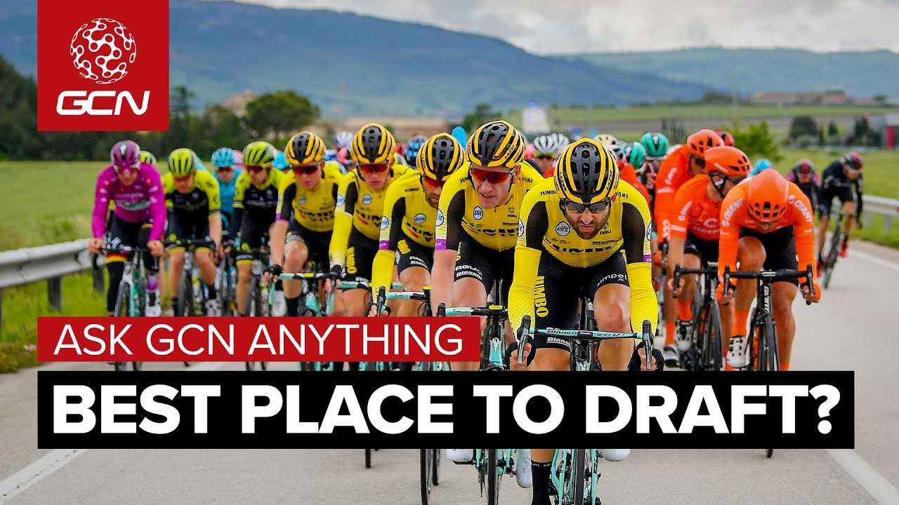 Where Is The Best Place To Draft When Cycling In A Group? | Ask GCN Anything