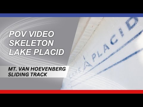 POV Lake Placid Skeleton take a ride down the track