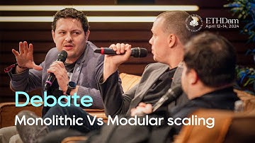 Monolithic Vs Modular scaling | Debate | ETHDam 2024