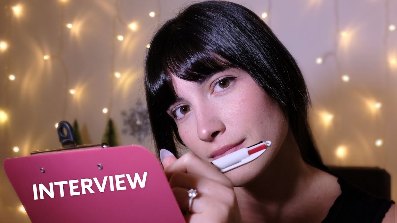 ASMR ☁️ N°9 JE TE POSE DES QUESTIONS SUR L'ASMR 🎄(tapping, chuchotement)